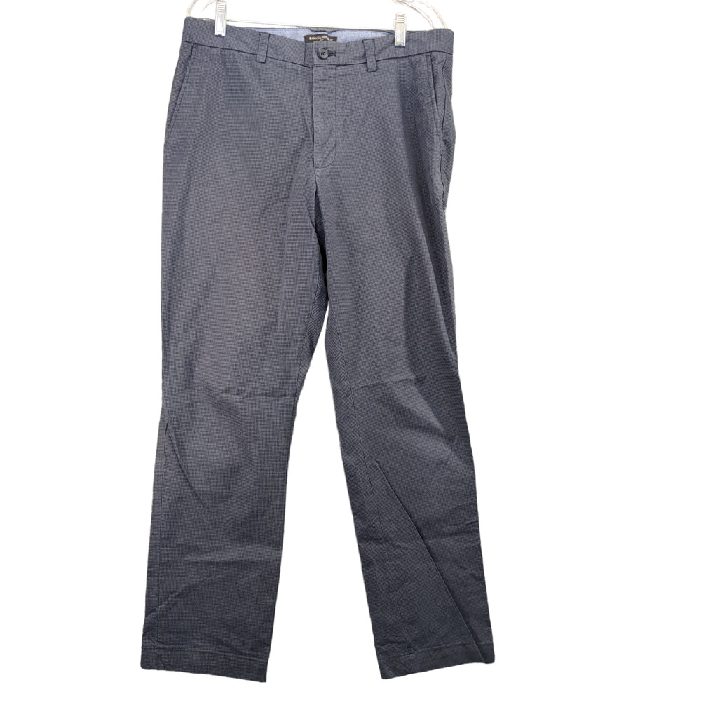 Banana Republic Mens Aiden Fit Straight Leg Chino Pants Blue 34x32 Cotton